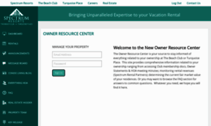 Owners.spectrumresorts.com thumbnail