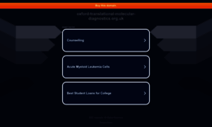 Oxford-translational-molecular-diagnostics.org.uk thumbnail