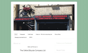 Oxfordbicyclecompany.co.uk thumbnail