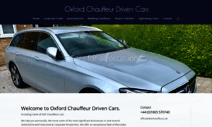 Oxfordchauffeurdrivencars.com thumbnail