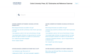 Oxfordeltdictionaries.zendesk.com thumbnail