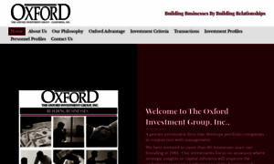 Oxfordinvestmentgroup.com thumbnail