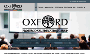 Oxfordprofessionaleducationgroup.com thumbnail