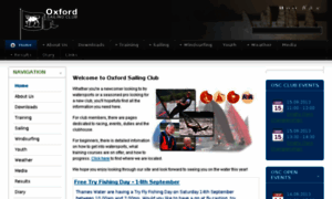 Oxfordsailingclub.com thumbnail