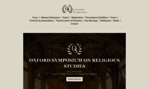 Oxfordsymposiumonreligiousstudies.com thumbnail