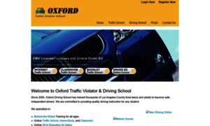 Oxfordtrafficviolatorschool.com thumbnail