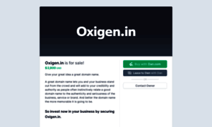 Oxigen.in thumbnail