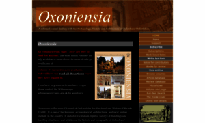 Oxoniensia.org thumbnail