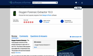 Oxygen-forensic-extractor.software.informer.com thumbnail