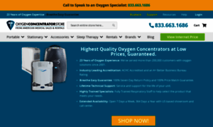 Oxygenconcentratorstore.com thumbnail