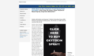Oxytocinspray.com thumbnail