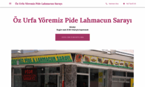 Oz-urfa-yoremiz-pide-lahmacun-saray.business.site thumbnail