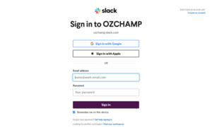 Ozchamp.slack.com thumbnail