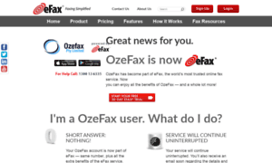 Ozefax.com.au thumbnail