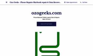 Ozo-geeks-phone-repair-laptop-macbook.business.site thumbnail