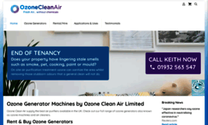 Ozonecleanair.co.uk thumbnail