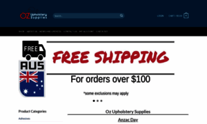 Ozupholsterysupplies.com.au thumbnail