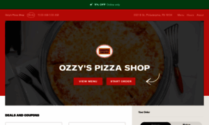 Ozzyspizzashop.com thumbnail