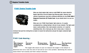 P1601.engine-trouble-code.com thumbnail