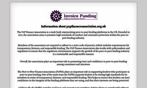 P2pfinanceassociation.org.uk thumbnail