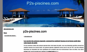 P2s-piscines.com thumbnail