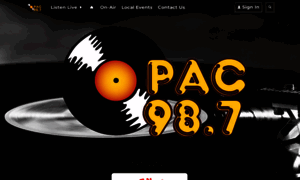 Pac987fm.com thumbnail