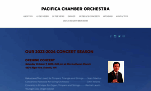 Pacificachamberorchestra.org thumbnail