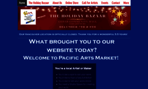 Pacificartsmarket.ca thumbnail