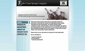 Pacificcoastspring.net thumbnail