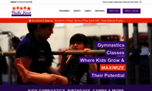 Pacificwestgymnastics.com thumbnail