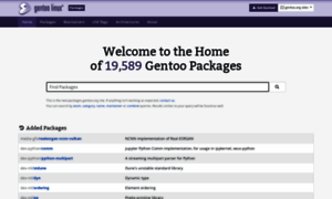 Packages.gentoo.org thumbnail
