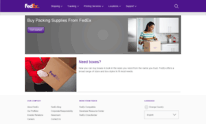 Packingsupplies.fedex.com thumbnail