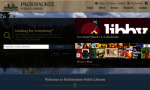 Packwaukeelibrary.org thumbnail