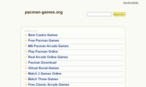 Pacman-games.org thumbnail