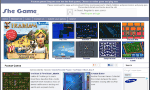 Pacman-games.shegame.com thumbnail