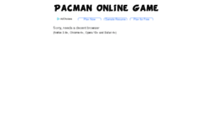 Pacmanonline.apptop.in thumbnail