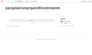 Pacquiaovsmarquez4livestreamm.blogspot.com thumbnail