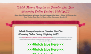 Pacquiaovsrioslivestreamonline.weebly.com thumbnail