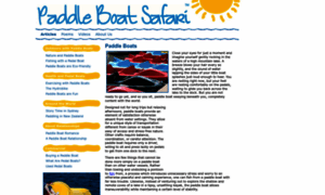 Paddleboatsafari.com thumbnail