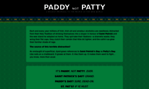 Paddynotpatty.com thumbnail