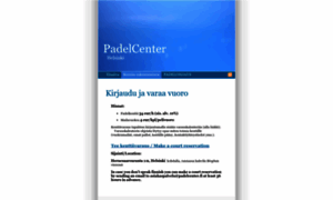 Padelcenter.fi thumbnail