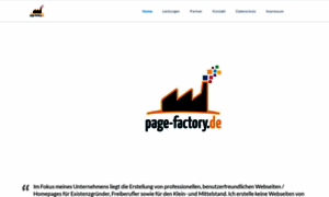 Page-factory.info thumbnail