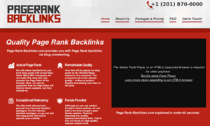 Page-rank-backlinks.com thumbnail