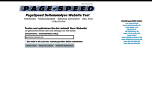 Page-speed.info thumbnail