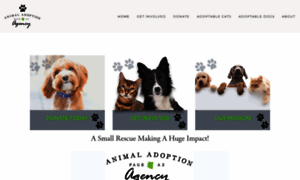 Pageanimaladoptionagency.com thumbnail