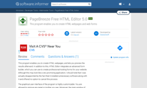 Pagebreeze-free-html-editor.software.informer.com thumbnail