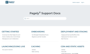 Pagely.zendesk.com thumbnail