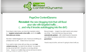 Pageonecontentdynamo.com thumbnail