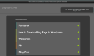 Pagepost.info thumbnail