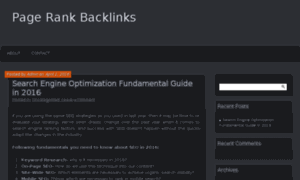 Pagerankbacklinks.in thumbnail